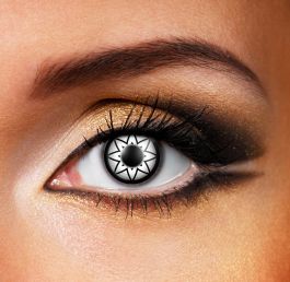 Big Eye Starry Eyes Black Contact Lenses (90 Day)