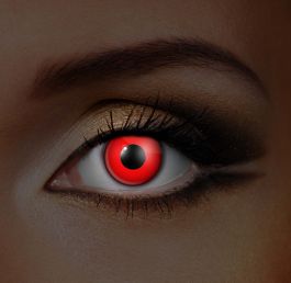i-Glow Red UV Contact Lenses (90 Day)