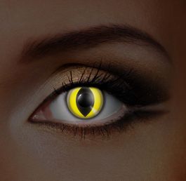 i-Glow Yellow Cat UV Contact lenses (90 Day)
