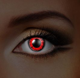 i-Glow Dolly Eye Red UV Contact Lenses (90 Day)