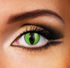Cobra contact lenses (green cat eye)