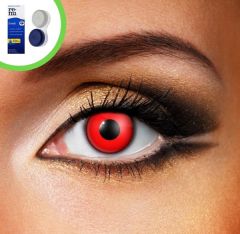 Red Out Contact Lenses Complete Set