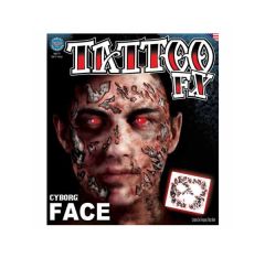 Tinsley Cyborg Temporary Face Tattoo kit - FC-505